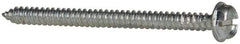 Value Collection - #10 Hex Washer Head Slotted Sheet Metal Screw - Steel, 2-1/2" Length Under Head, Grade 2 - Exact Industrial Supply