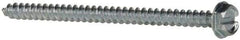 Value Collection - #10 Hex Washer Head Slotted Sheet Metal Screw - Steel, 3" Length Under Head, Grade 2 - Exact Industrial Supply
