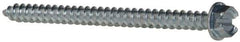 Value Collection - #12 Hex Washer Head Slotted Sheet Metal Screw - Steel, 3" Length Under Head, Grade 2 - Exact Industrial Supply