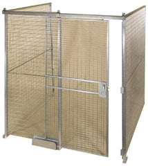 Folding Guard - 12' Long x 12" Wide, Welded Wire Room Kit - 3 Walls - Exact Industrial Supply