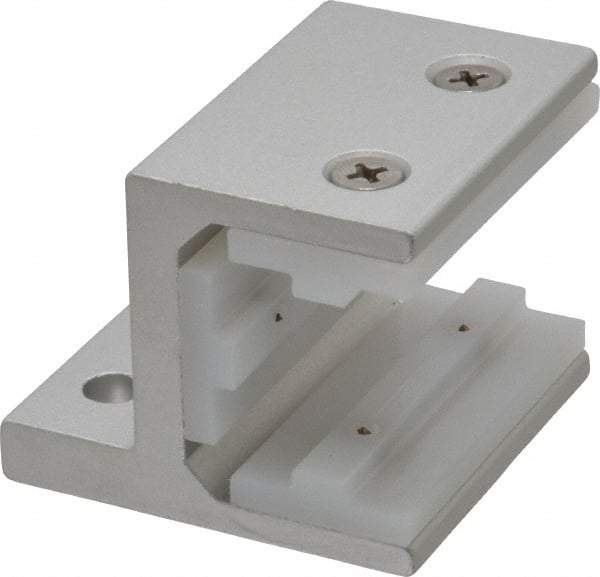 80/20 Inc. - 1-5/8" Wide, 1.968" High, Open Shelving Accessory/Component - Aluminum, 1-7/8" Deep, Use with Series 10 - 1010 Extrusion - Exact Industrial Supply