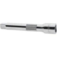 SK - 3/8" Drive Standard Socket Extension - 4" OAL - Exact Industrial Supply