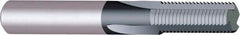 Vargus - 1/4-19 Thread, 5/16" Shank Diam, TiAlN Coating, Solid Carbide Straight Flute Thread Mill - 5 Flutes, 2.48" OAL, 1/4" Min Noml Diameter - Exact Industrial Supply