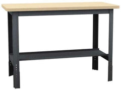 Value Collection - 72 Wide x 30" Deep x 29" High, Plastic Laminate Workbench - Comfort Edge, Adjustable Height Legs - Exact Industrial Supply