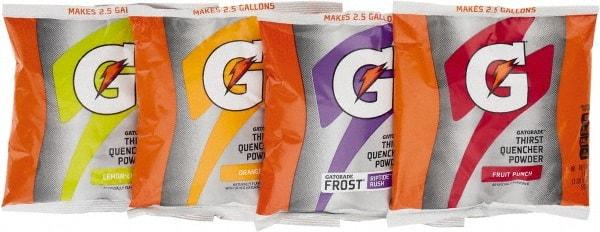 Gatorade - 21 oz Pack Assorted Flavors Activity Drink - Powdered, Yields 2.5 Gal - Exact Industrial Supply