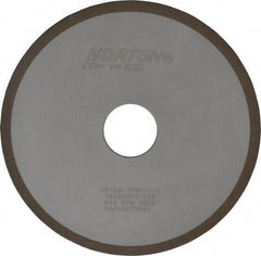 Norton - 6" Diam x 1-1/4" Hole x 1/8" Thick, 120 Grit Surface Grinding Wheel - CBN, Type 1A1, Fine Grade, Resinoid Bond - Exact Industrial Supply