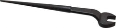 Proto - 3/4" Standard Spud Handle Open End Wrench - 12" OAL, Single End, Black Finish - Exact Industrial Supply