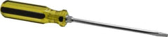 Stanley - Standard Slotted Screwdriver - Round Shank, Acetate Handle - Exact Industrial Supply