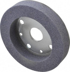 Norton - 6" Diam, 1-1/4" Hole Size, 1" Overall Thickness, 46 Grit, Type 2 Tool & Cutter Grinding Wheel - Coarse Grade, Aluminum Oxide, K Hardness, Vitrified Bond, 3,600 RPM - Exact Industrial Supply