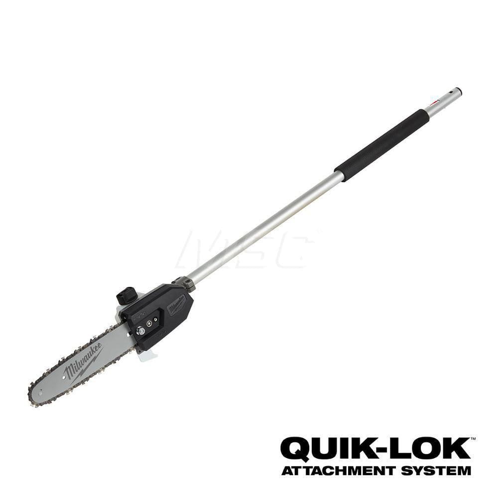 Power Lawn & Garden Equipment Accessories; Type: Pole Saw Attachment; Product Compatibility: Milwaukee M18 FUEL QUIK-LOK; For Use With: M18 FUEL Power Head w/ QUIK-LOK; Material: Aluminum; Material: Aluminum; Diameter (Inch): 9