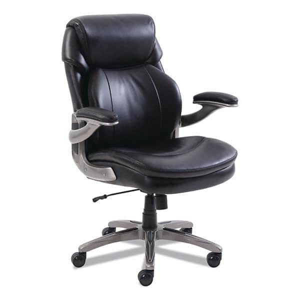 Serta - 44-1/2" High Executive Mid Back Chair - Exact Industrial Supply