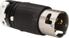 Hubbell Wiring Device-Kellems - 480 VAC, 50 Amp, NonNEMA Configuration, Industrial Grade, Self Grounding Plug - 3 Phase, 3 Poles, IP20, 0.83 to 1-1/4 Inch Cord Diameter - Exact Industrial Supply