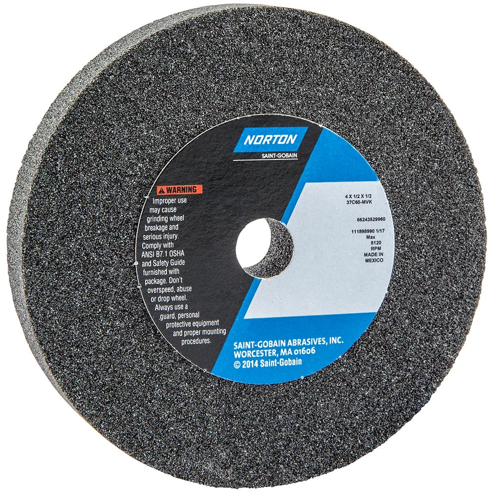 Norton - Surface Grinding Wheels Wheel Diameter (Decimal Inch): 4 Wheel Diameter (Inch): 4 - Exact Industrial Supply