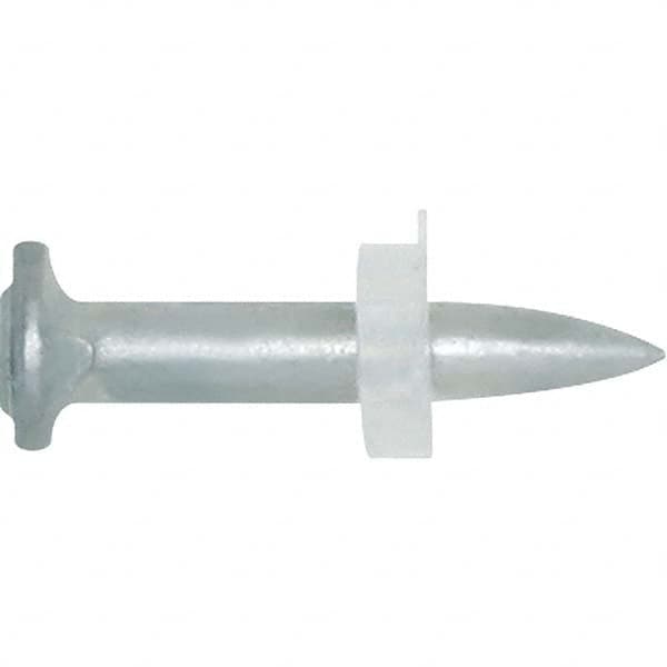 Powder Actuated Pins & Threaded Studs; Type: Drive Pin; Shank Length (mm): 22.000; Shank Diameter (mm): 22.000; Head Diameter (mm): 8.000; Material: Steel; Thread Length (Inch): 0; Finish/Coating: Zinc; Material Application: Concrete