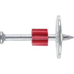 DeWALT Anchors & Fasteners - Powder Actuated Pins & Threaded Studs Type: Drive Pin w/ Washer Shank Length (Inch): 2-1/2 - Exact Industrial Supply