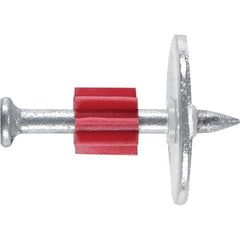 DeWALT Anchors & Fasteners - Powder Actuated Pins & Threaded Studs Type: Drive Pin w/ Washer Shank Length (Inch): 1-1/4 - Exact Industrial Supply