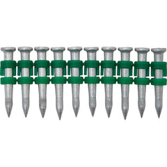 Nails For Power Nailers; Nail Type: Concrete Nails; Diameter (Decimal Inch): 0.1450; Material: Steel; Shank Type: Ring; Collation Type: Straight Stick; Finish/Coating: Zinc; Head Type: Round; Collation Material: Plastic; For Use With: C5 Trak-It Power Nai