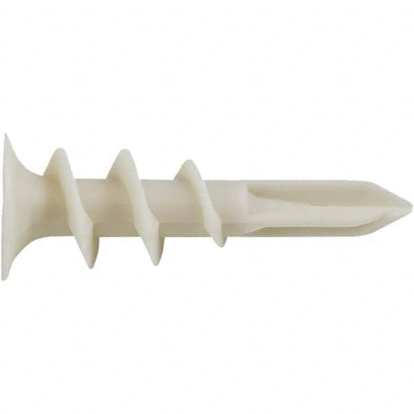 Drywall & Hollow Wall Anchors; Thread Size (Inch): #8; Anchor Material: Nylon; Minimum Workpiece Thickness: 0.375 in; Maximum Load Capacity: 65.0 lb