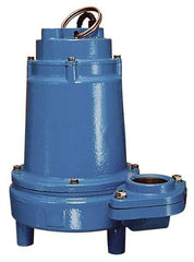 Little Giant Pumps - 1/2 hp, 12.5 Amp Rating, 115 Volts, Nonautomatic Operation, Effluent Pump - 1 Phase, Cast Iron Housing - Exact Industrial Supply