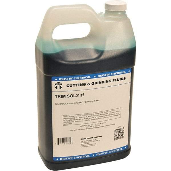 Master Fluid Solutions - 1 Gal Jug Cutting & Grinding Fluid - Liquid - Exact Industrial Supply