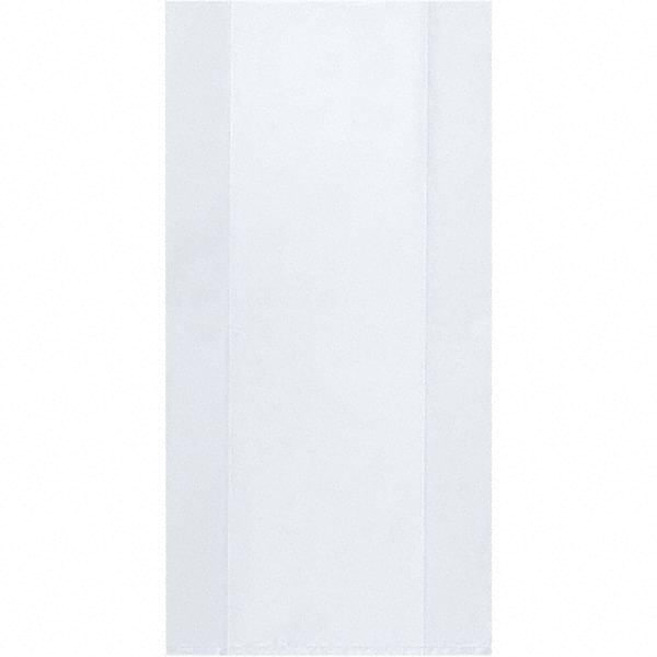 Value Collection - Pack of (1,000), 4 x 8", 2 mil Gusseted Poly Bags - Exact Industrial Supply