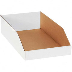 Cardboard Drawer Bin: White White, Cardboard, 40 Lb Capacity