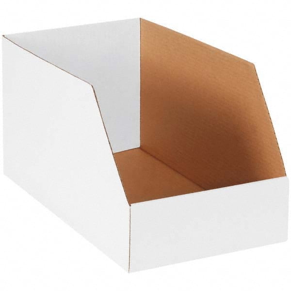 Cardboard Drawer Bin: White White, Cardboard, 40 Lb Capacity
