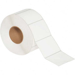 Value Collection - Pack of 4 Rolls, 2,000 Labels per Roll, 4" x 3" White Matte Coated Facestock Thermal Labels - Exact Industrial Supply
