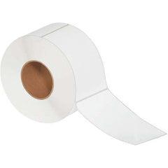Value Collection - Pack of 4 Rolls, 900 Labels per Roll, 4" x 6-1/2" White Matte Coated Facestock Thermal Labels - Exact Industrial Supply
