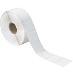Value Collection - Pack of 12 Rolls, 1,380 Labels per Roll, 1-1/4" x 1" White Paper Thermal Labels - Exact Industrial Supply