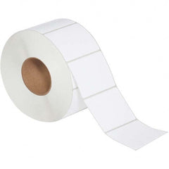 Value Collection - Pack of 4 Rolls, 2,000 Labels per Roll, 4" x 3" White Topcoated Facestock Thermal Labels - Exact Industrial Supply