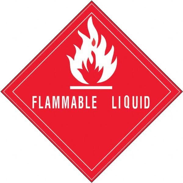 Tape Logic - Shipping Label, Header: Flammable Warning - Exact Industrial Supply