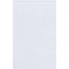 Value Collection - Pack of (1000), 7 x 15" 6 mil Reclosable Poly Bags - Exact Industrial Supply