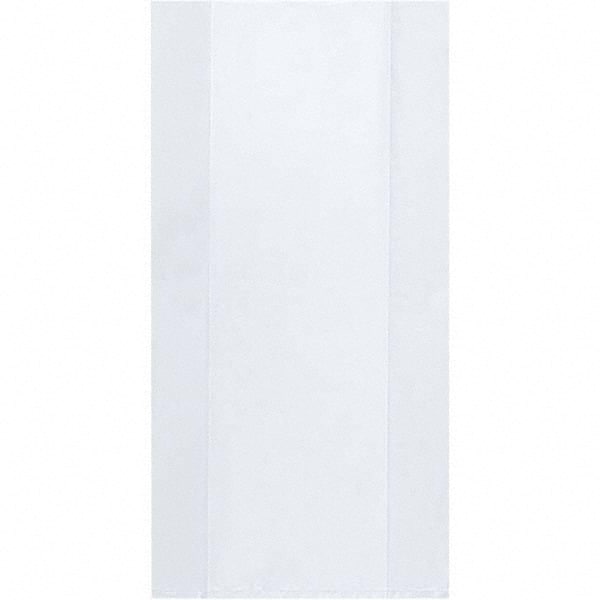 Value Collection - Pack of (1000), 4 x 12" 2 mil Gusseted Poly Bags - Exact Industrial Supply