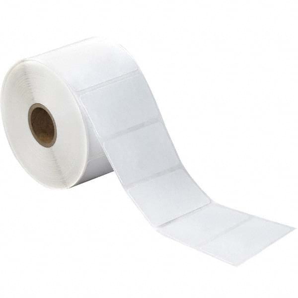 Value Collection - Pack of 12 Rolls, 1,135 Labels per Roll, 2-1/4" x 1-1/4" White Paper Thermal Labels - Exact Industrial Supply