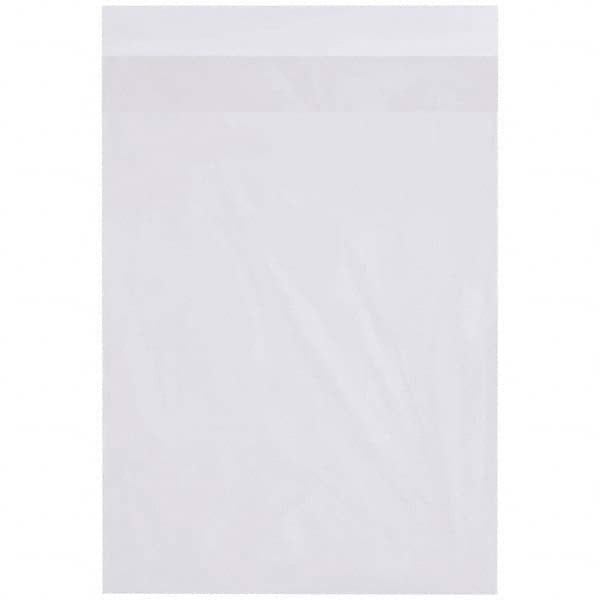 Value Collection - Pack of (500), 18 x 24", 2 mil Flap Lock Poly Bags - Exact Industrial Supply
