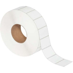 Value Collection - Pack of 4 Rolls, 4,308 Labels per Roll, 2-1/4" x 1-1/2" White Matte Coated Facestock Thermal Labels - Exact Industrial Supply