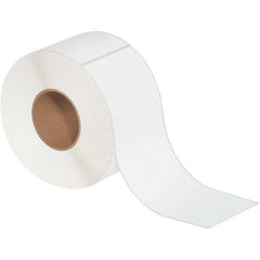 Value Collection - Pack of 4 Rolls, 500 Labels per Roll, 4" x 12" White Matte Coated Facestock Thermal Labels - Exact Industrial Supply