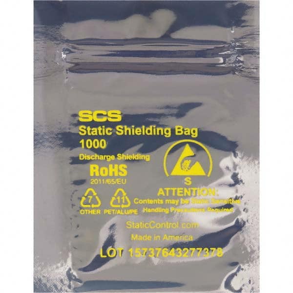 Value Collection - Pack of (100), 10 x 12" 3 mil Anti-Static Poly Bags - Exact Industrial Supply