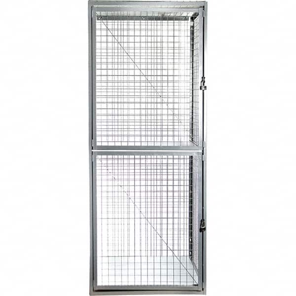 Folding Guard - Lockers Type: Welded Wire Mesh Number of Tiers: 1 - Exact Industrial Supply