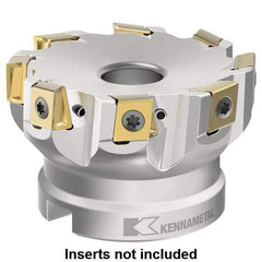 Kennametal - Indexable Square-Shoulder Face Mills Cutting Diameter (mm): 80.00 Cutting Diameter (Decimal Inch): 3.1496 - Exact Industrial Supply