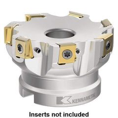 Kennametal - Indexable Square-Shoulder Face Mills Cutting Diameter (mm): 80.00 Cutting Diameter (Decimal Inch): 3.1496 - Exact Industrial Supply