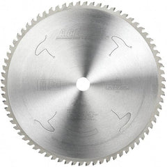 Amana Tool - 10" Diam, 5/8" Arbor Hole Diam, 60 Tooth Wet & Dry Cut Saw Blade - Carbide-Tipped, Clean Action, Standard Round Arbor - Exact Industrial Supply