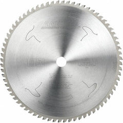 Amana Tool - 12" Diam, 1" Arbor Hole Diam, 72 Tooth Wet & Dry Cut Saw Blade - Carbide-Tipped, Clean Action, Standard Round Arbor - Exact Industrial Supply