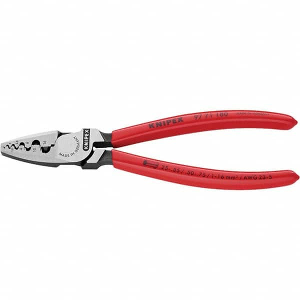 Knipex - Crimpers Type: Crimping Pliers Style: Crimping Pliers for End Sleeves (Ferrules) - Exact Industrial Supply