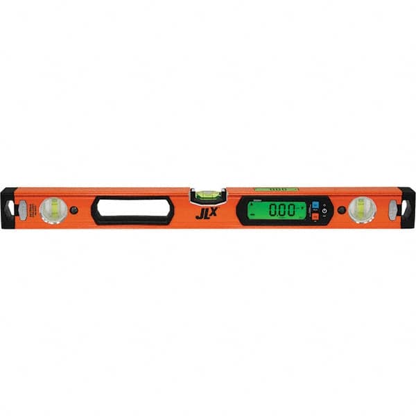 Johnson Level & Tool - Box Beam, I-Beam & Torpedo Levels Level Type: Digital Number of Vials: 3 - Exact Industrial Supply