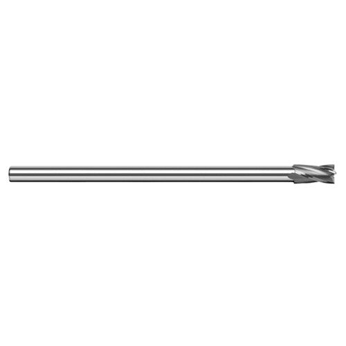 End Mills - Reduced Shank End Mills - 0.1250″ (1/8″) Cutter Diameter × 0.1870″ (3/16″) Length of Cut Carbide Reduce Shank Square End Mill, 2 Flutes