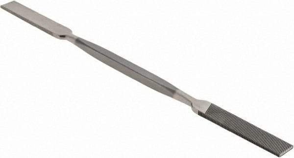 Grobet - 7" Riffler Precision Swiss Pattern File - Silversmith's Handle - Exact Industrial Supply