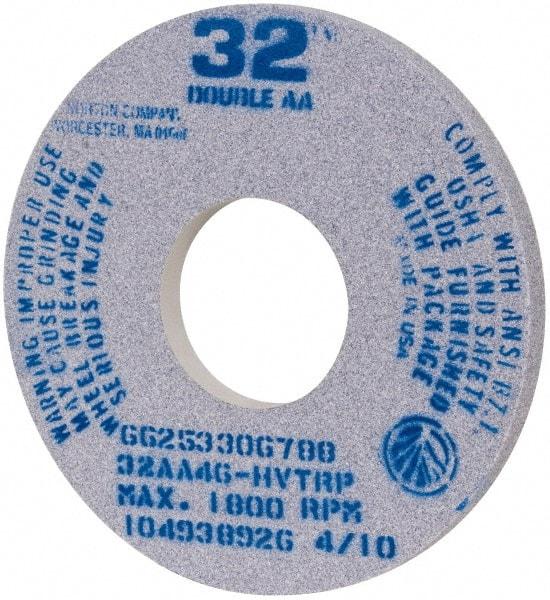 Norton - 14" Diam x 5" Hole x 1" Thick, H Hardness, 46 Grit Surface Grinding Wheel - Aluminum Oxide, Type 1, Coarse Grade, 1,800 Max RPM, Vitrified Bond - Exact Industrial Supply