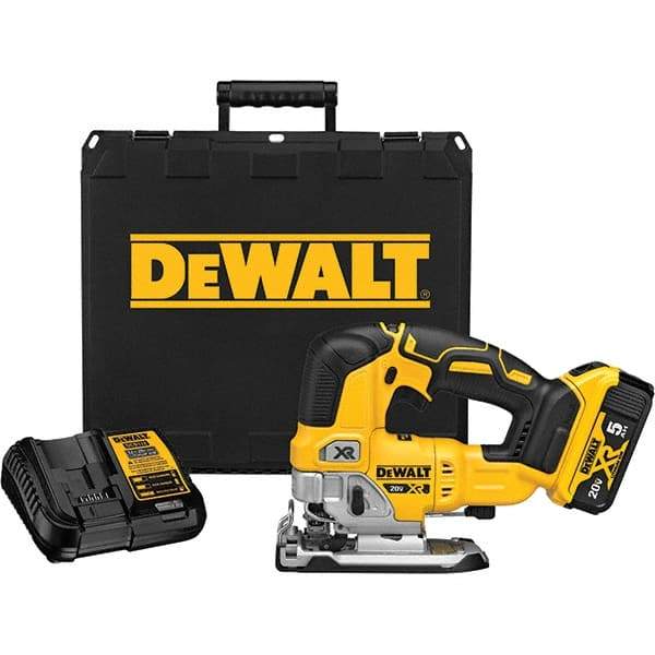 DeWALT - Cordless Jigsaws Voltage: 20 Strokes per Minute: 3200 - Exact Industrial Supply